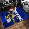 Los Angeles Rams logo Print Area Rug - Soft, Washable Non-Slip Indoor Mat for Office Chairs, Living Room, Home Office Decorative Rug