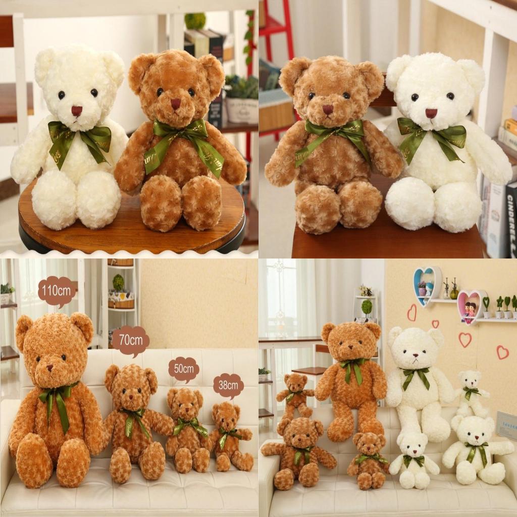 Cute Stuffed Teddy Bear Doll With Luxurious Rose Velvet Material For Perfect Birthday Present For Her