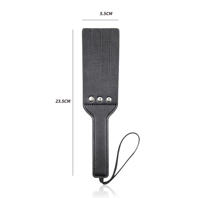 Leather Spanking Paddle Double Layer Sex Whip  Fetish Restraints Paddles
