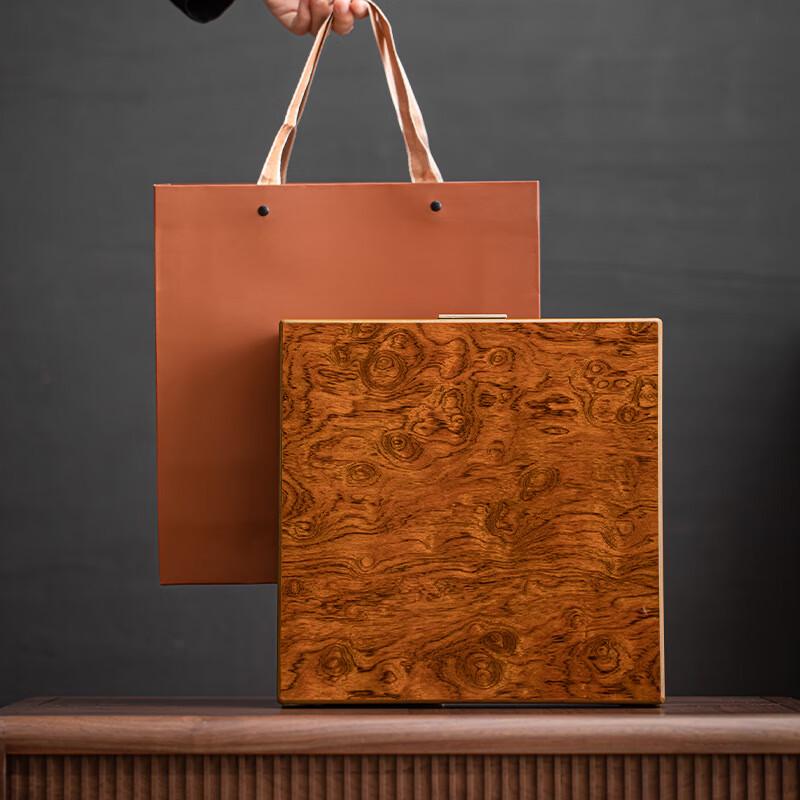 Golden Silk Nanmu Grain Tea Cake Storage Box
