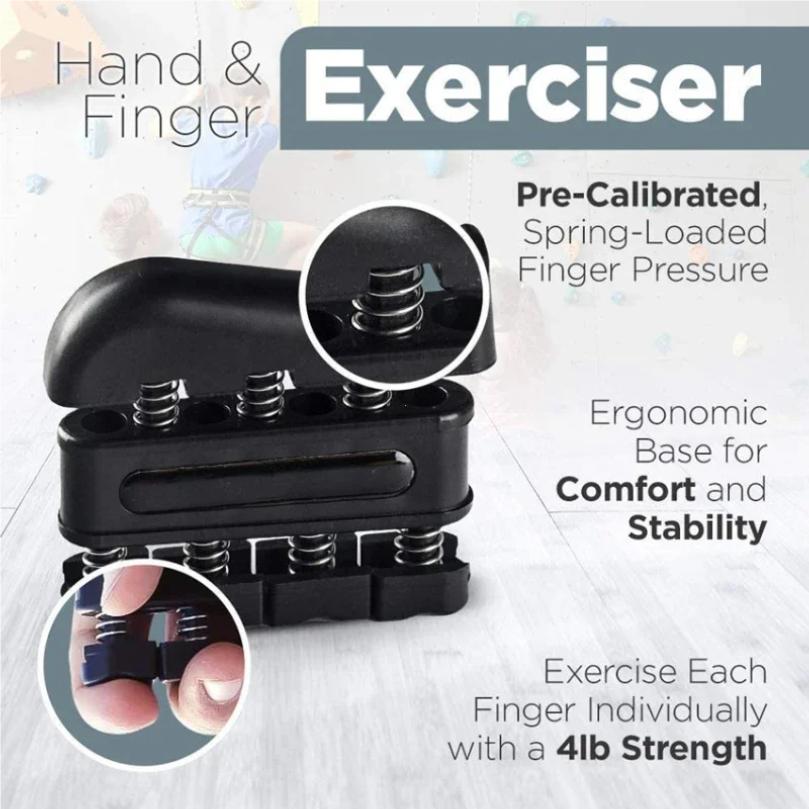 Finger Strengthener Finger Exerciser For Forearm And Hand Strengthener Hand Grip Workout Equipment For Musician Rock Climbing
