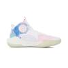 New LINING Sonic 9 IX Team Mid Men's On Court Basketball Shoes   White/Pink/Blue ABAS107-1