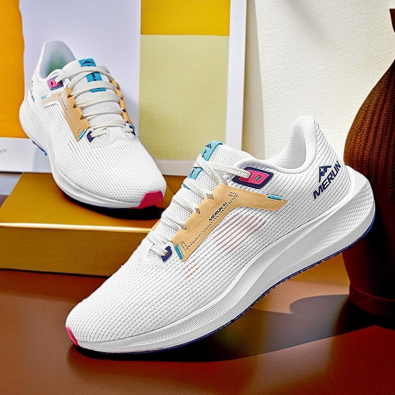 Elevated Retro Style Women s Silver-White-Yellow Mesh Dad Shoes - Chic Breathable Runners 36 5179₽