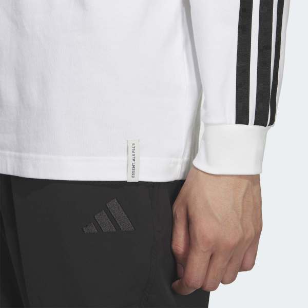 Adidas EssenTial Floss Loose FiT 3 STripe Long Sleeve T shirT Kf3731