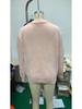 2024 Pink Sweet Round Neck Pullover Sweater - European & American Winter Style