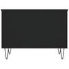Black Coffee Table 60 x 44.5 x 45 cm Particleboard