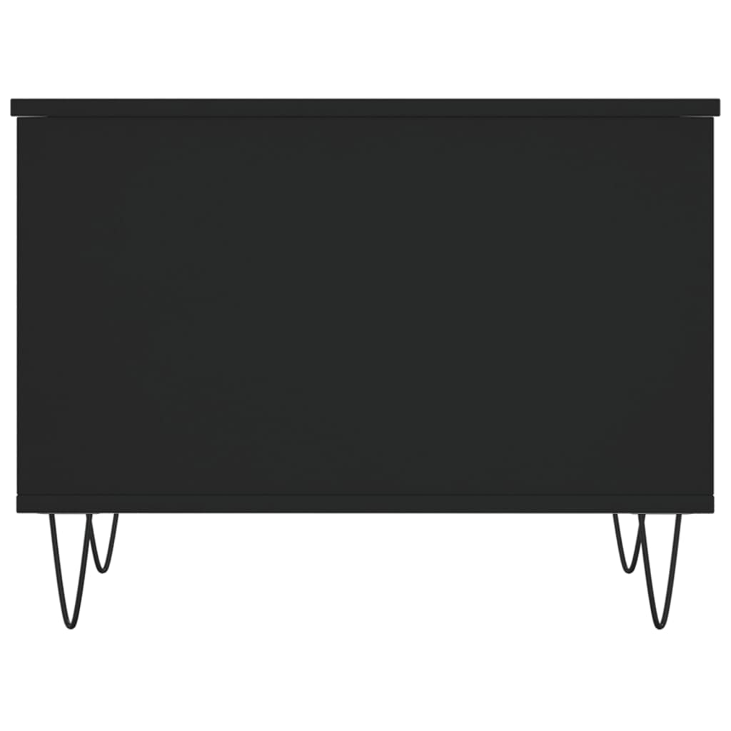 Black Coffee Table 60 x 44.5 x 45 cm Particleboard