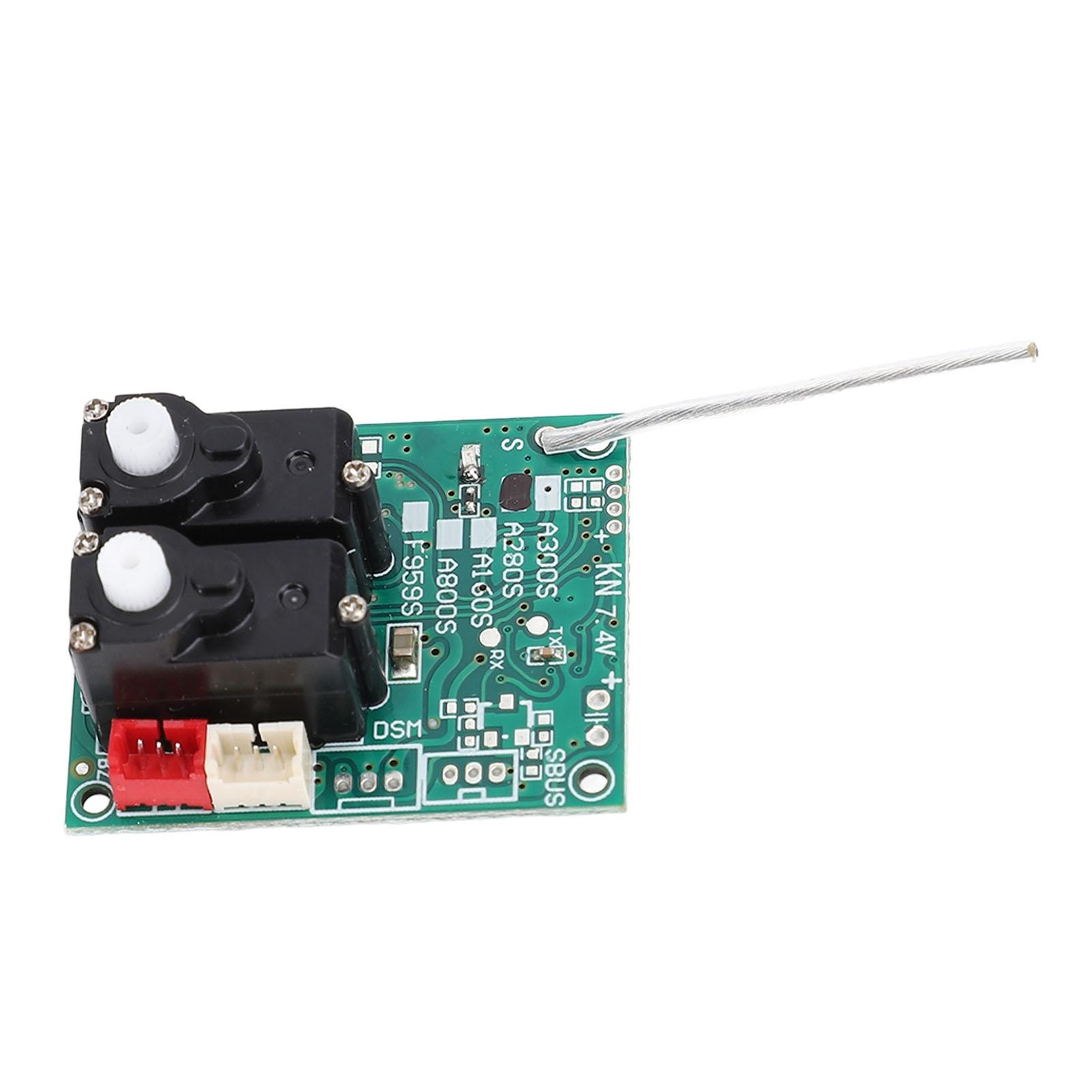

A280.0021.002 Replacement Receiver Board with 2PCS Steering Arm RC Spare Parts for XK A280 RC Airplane Glider Version 2