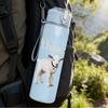 1PC Two White Goat Simple Minimalist Art Print 750ml Portable Sports Water Bottle Leakproof Gym Outdoor Travel Drink Cup