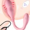 Bærbar Vibrator Oppblåsbar Vibrerende Anal Vibrator med 10 vibrasjonsmoduser Fjernkontrollpar Klitoraltruser Vibrator for kvinner Sexleketøy for voksne