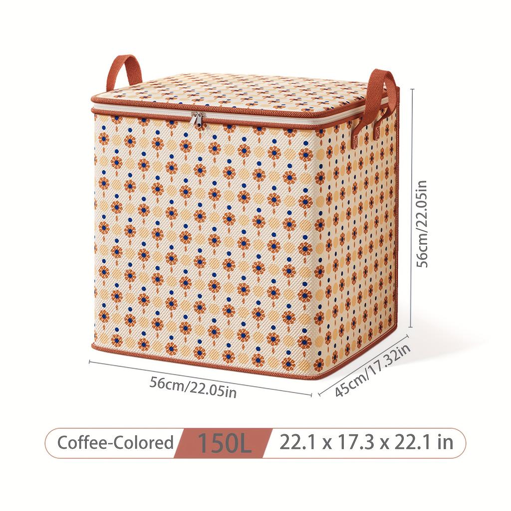 One Small Flower Polka Dot Jumbo, Extra Large Clothes Storage Bag, Foldable Super Large Quilt Bag, Suitable for Toys, Clothes, and Quilts