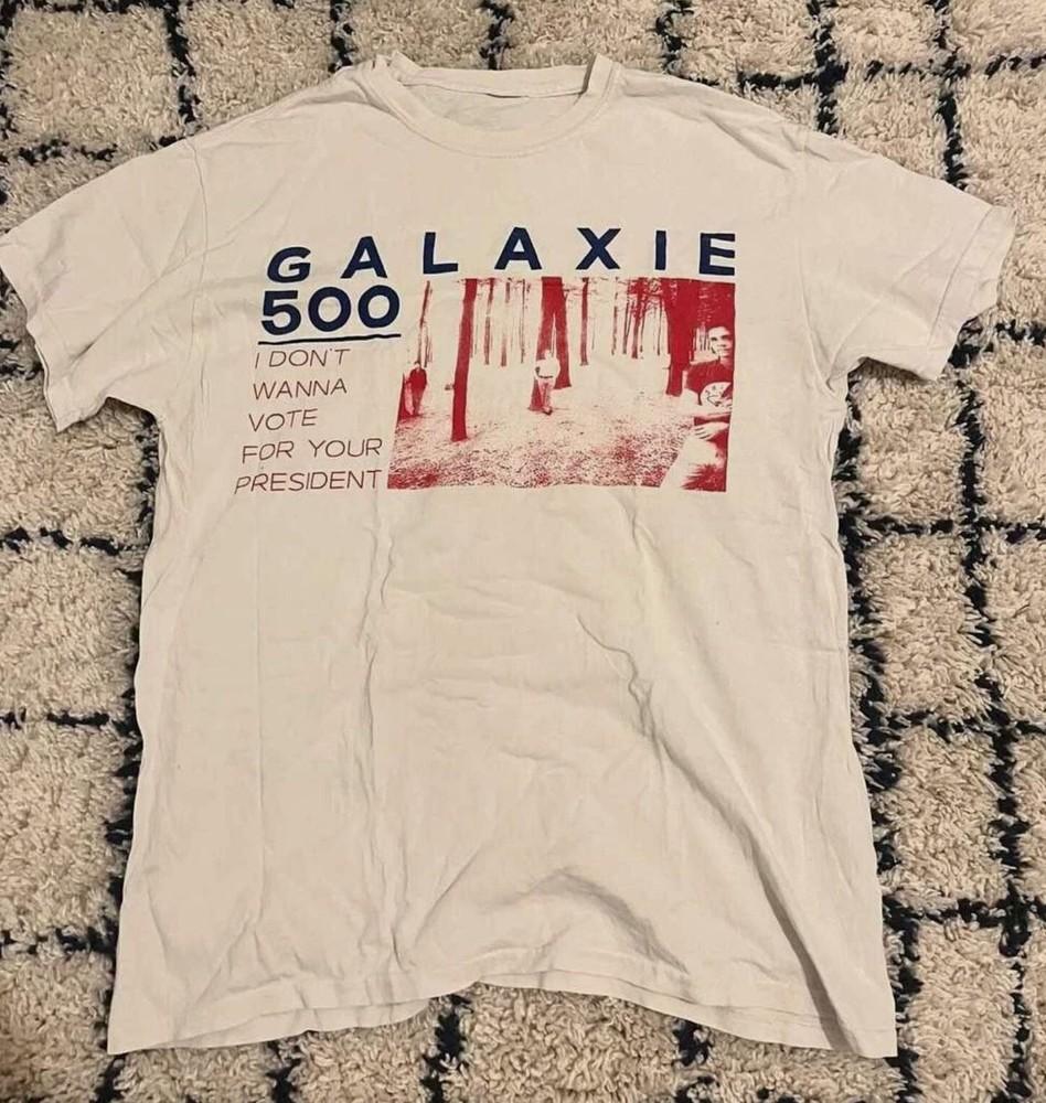 Heißes Galaxie 500 Band Vollgröße Weißes Baumwollhemd Unisex