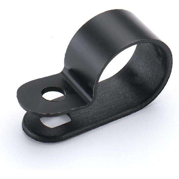 Baomain R-Type Cable Clamp 5/8 Inch Black UC-4 Pack of 50