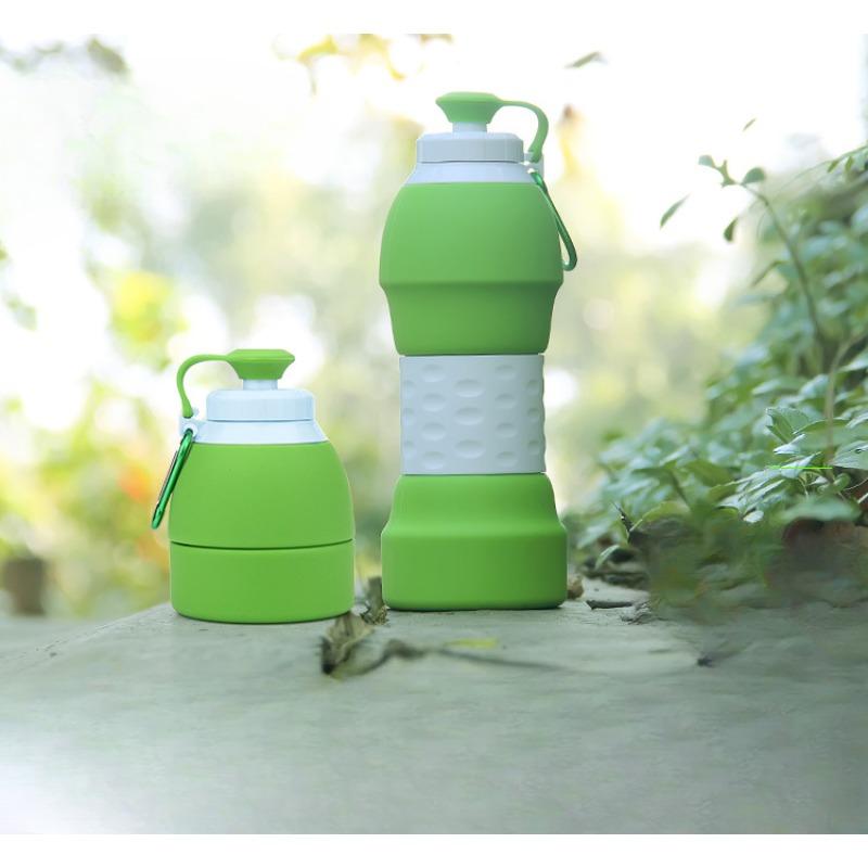 Silikon Sport Wasserkocher Outdoor Bergsteigen Reise Teleskop Tasse Große Kapazität Klapp Tasse