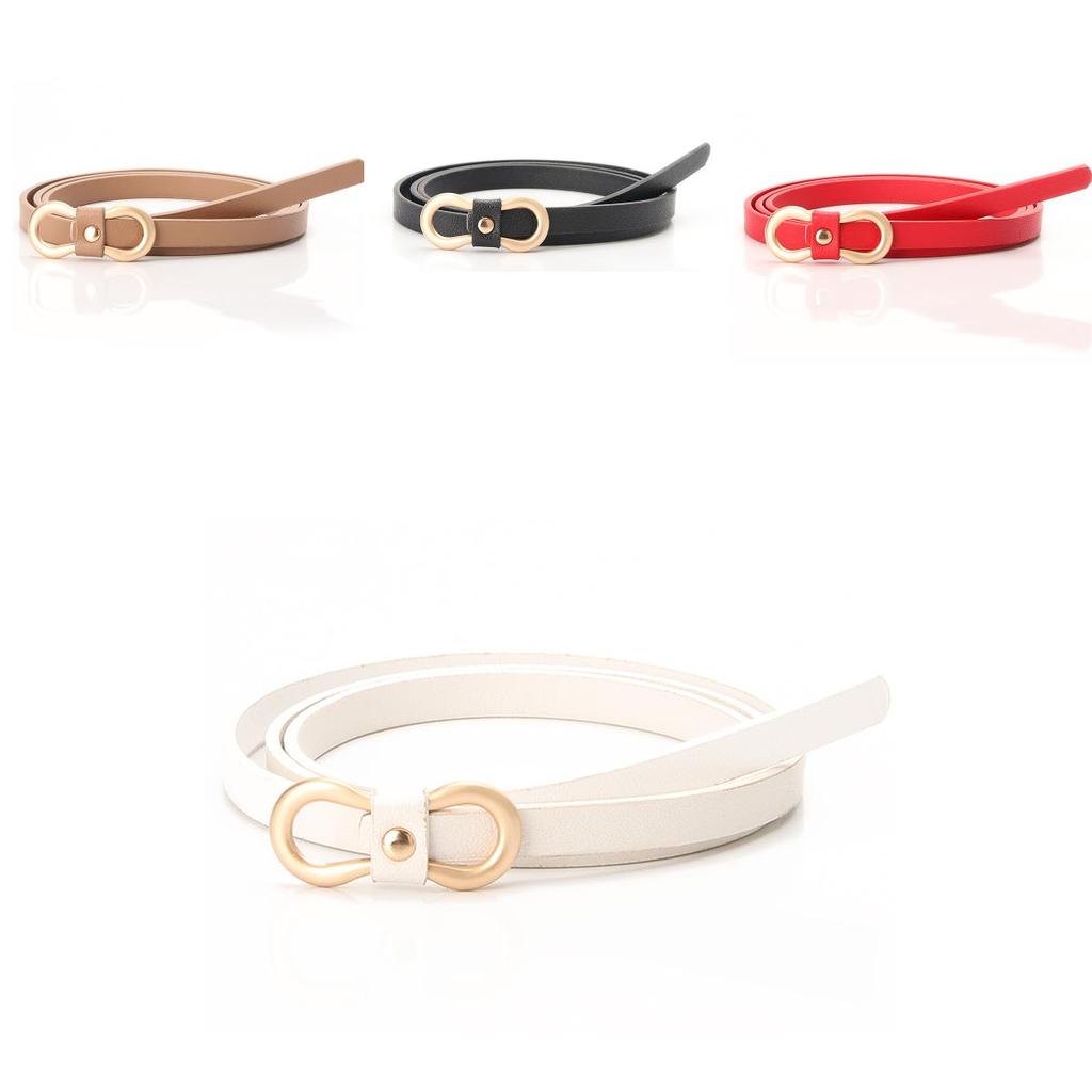 Pu Womens Fashion Waist Belt For Jeans Dresses With Alloy Buckle For Daily Use