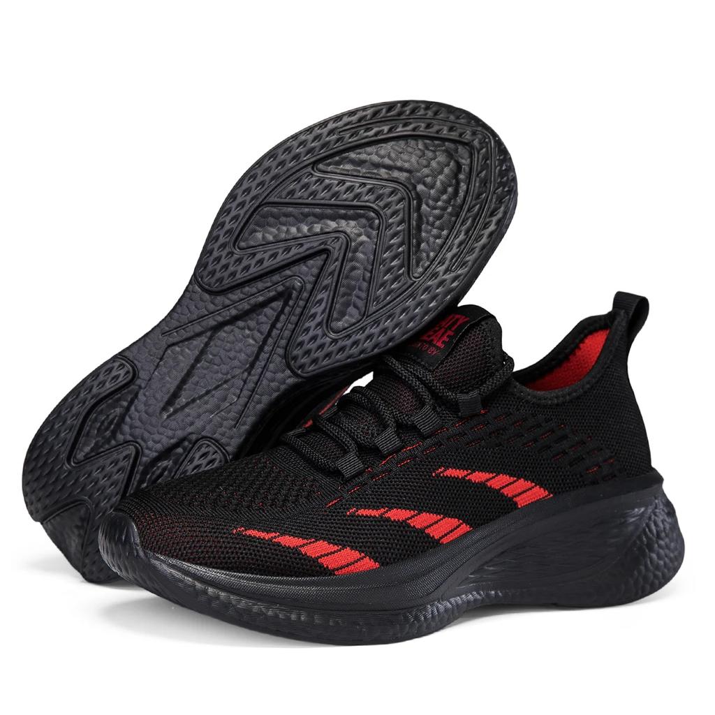 2025 New Men's Running Shoes - Lightweight Breathable, Anti Slip, Shock-absorbing Sole Outdoor Sports Shoes for Tennis Training