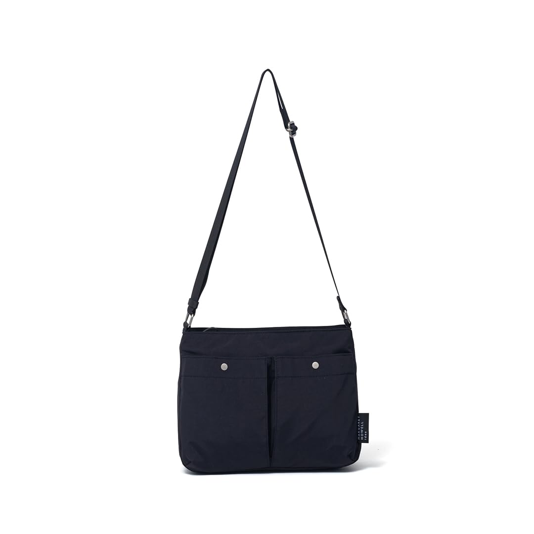 

Howell Shoulder Bag Nylon Double Pocket Design Lightweight MHLH5FS1 Black [Margaret Idea] [Koopman] Women s чёрный