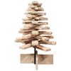Wooden Christmas Tree for Decorating 60 Cm Solid Pine Wood