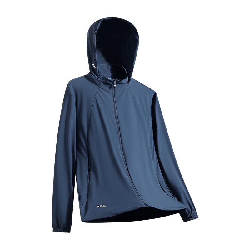 New Unisex UV-Protection Quick-Dry Summer Jacket with Hat XXL