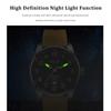 Mens Quartz Watch Large Dial Magnetic Silicone Strap, Luminous Hands Date, 30M Daily Waterproof Wrist Watches
