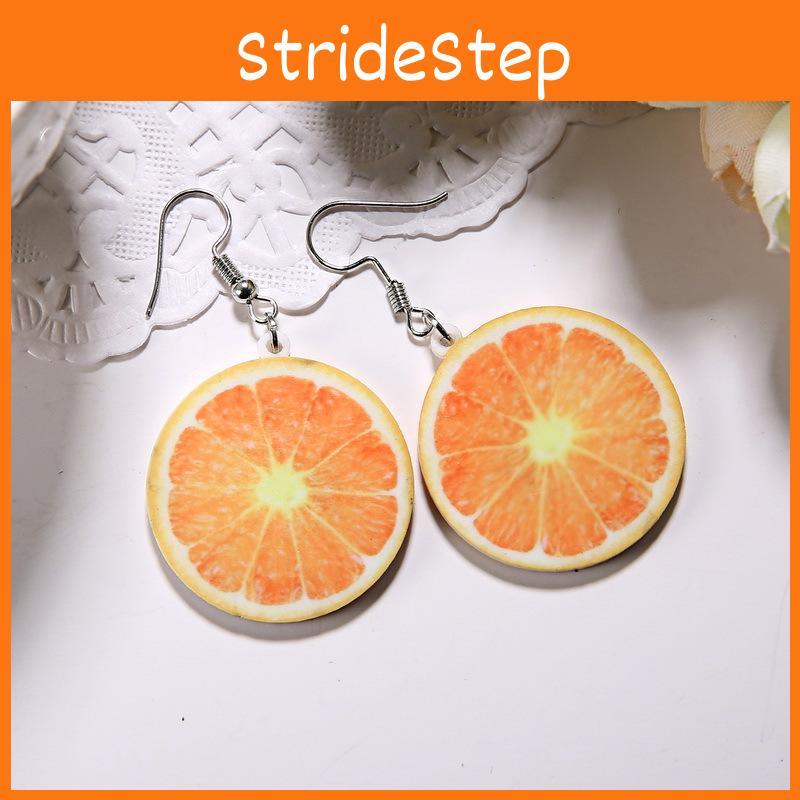 Acrylic Fresh Fruit Earrings Decorations For Women Trendy Jewelry Accessory