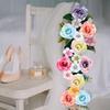 220 Pieces Mini Flower Heads,Artificial Rose Flowers With Stems