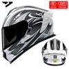 DOT Certified Class A Motorcycle Helmet Men Women Riding Full All Seasons Universal Hat Electric Vehicle