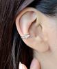 47Bag 925 Silver Cubic Ring Ear Cuff Titania