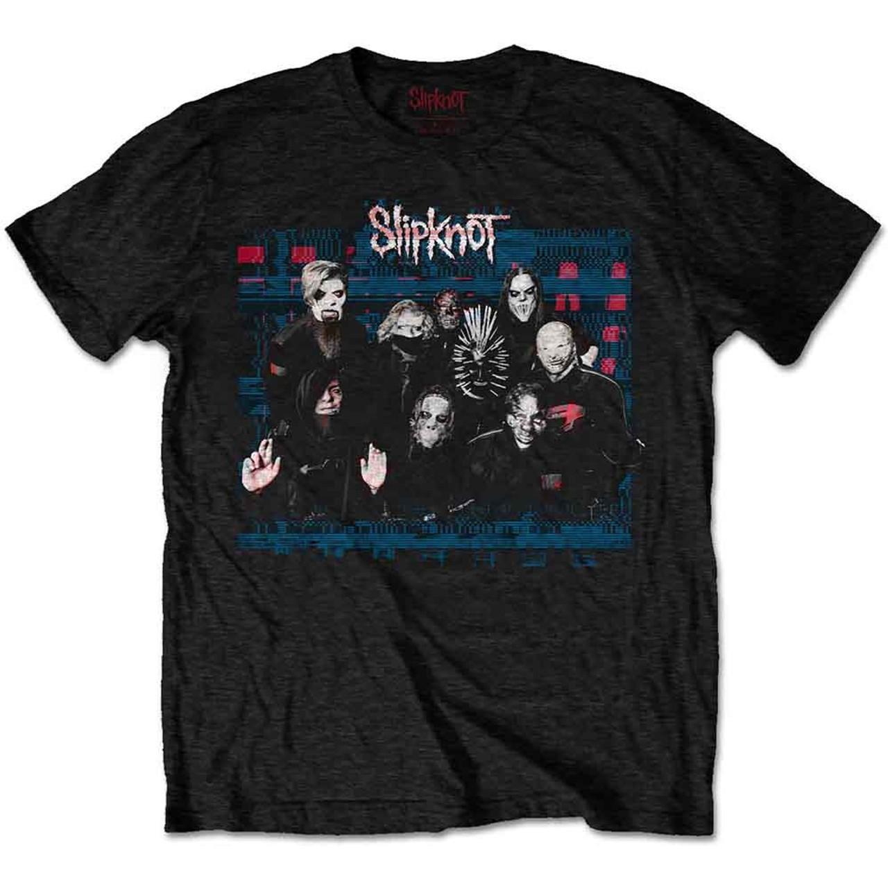 Slipknot: WANYK Glitch Group T-Shirt (Officially Licensed) Medium XXXL