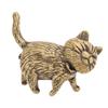 Metal Cats Decors Figurines Animal Statue Cats Decorative Objects for Living Room,Bookshelf,Side Table Decorations