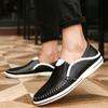 Casual Zapatos Para Hombres Genuine Leather Male White Handcrafted Mens Loafers Breathable New Model Shoes Sapato Social Mascul