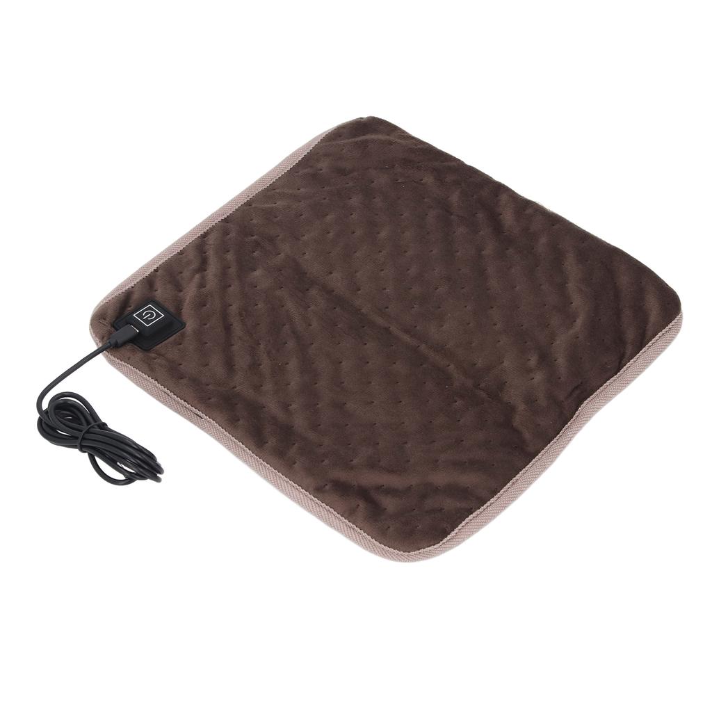 Heated Blanket Electric Throw USB 5W Soft Synthetic Fiber 3 Gear Electric Heating Blanket with 5ft