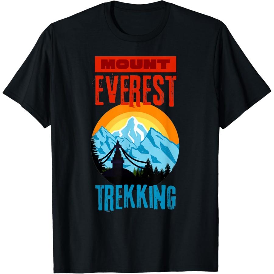 Треккинг к Эвересту Горный Турист Восхождение Непал Гималаи Футболка S
