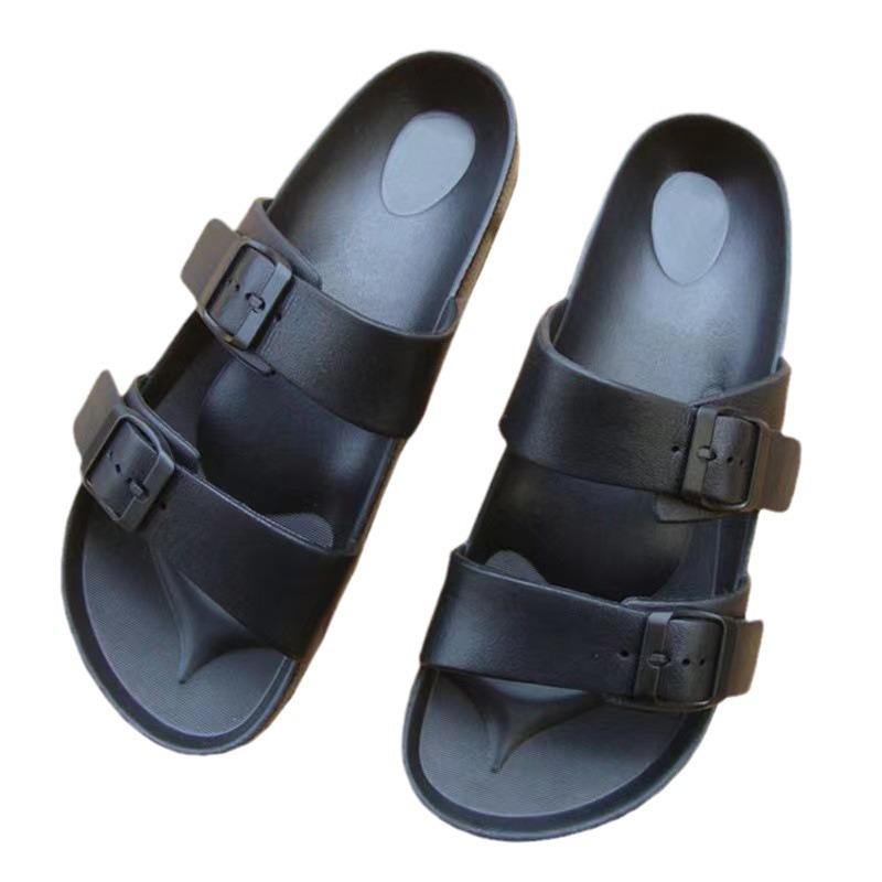 Women's Fashionable Sandals Slippers Lightweight Couple Outdoor Sandals with Buckle Design Comfortable Stylish for Everyday Wear
