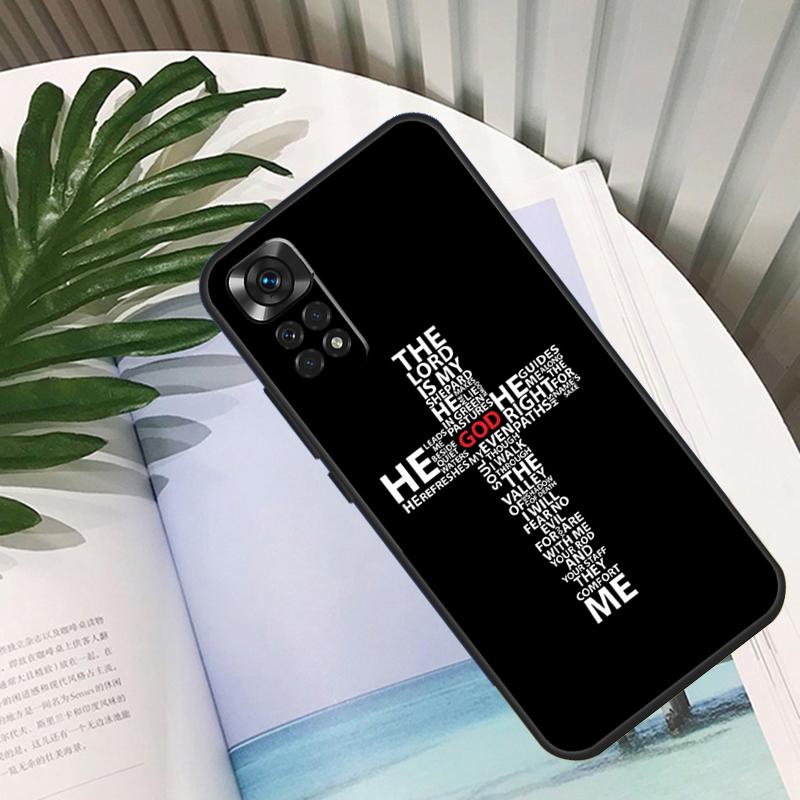 Jesus Christ Cross Funda For Xiaomi Redmi Note 14 13 10 11 12 Pro 11S 12S Case For Redmi 15 13C 12C 10C 14C 15C