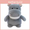 Stuffed Animal Hippo Plush Toy Cartoon Bow Doll Multiple Colors Children Gift