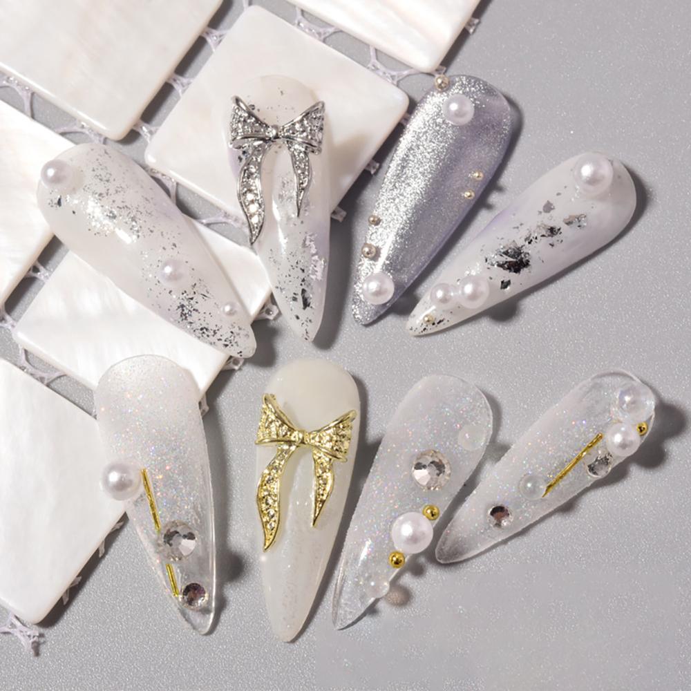 Drills 3D Manicure Rhinestones Nail Art Decoration Bow Ties Nail Jewelry Bowknot Nail Ornaments