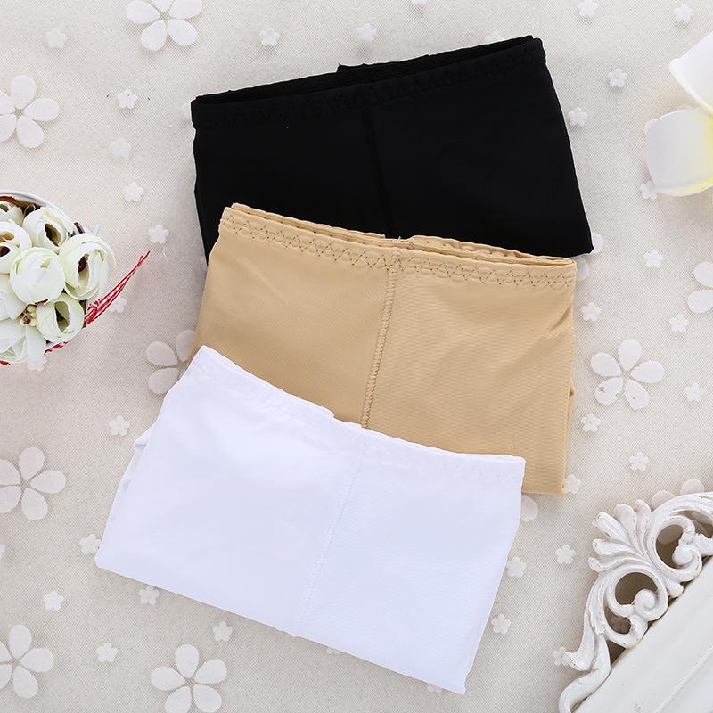 Mid-Waist Seamless Ice Silk Safety Shorts - Women's Anti-Exposure Summer Base Shorts