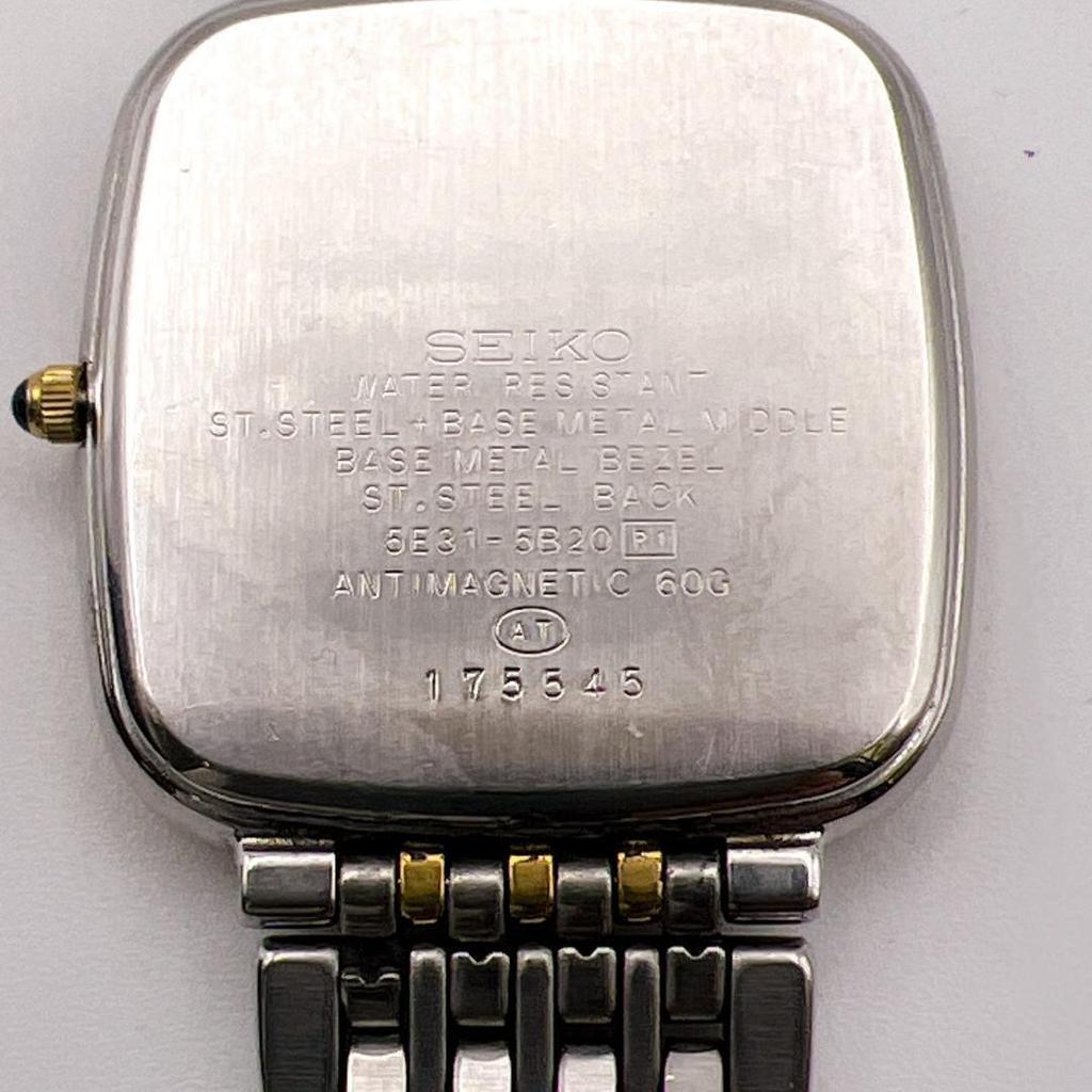 Used [Working Item] Seiko Dolce Quartz Men's Watch Combi Color