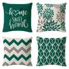Geometric Figure Double-Sided Printed Pillow Cover Short Plush Suitable Living Rooms Bedrooms Sofas Throw Cushion Cover