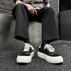 2025 new leisure sports trend versatile white shoes men's Internet celebrity explosion low-top skateboard shoes 23666-J