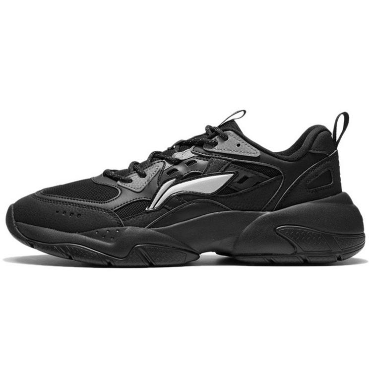 Li-Ning Sport Leisure Low  Black White  Men s AGCR477-4 EU 44⅓