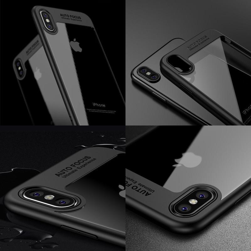 For X Iphone 8 7 6s Plus 10 Luxury Ultra Slim Clear Shockproof Bumper Case Cover