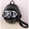 Helmet Shaped Bag Adjustable Straps Shoulder for Biking Outdoor Activities