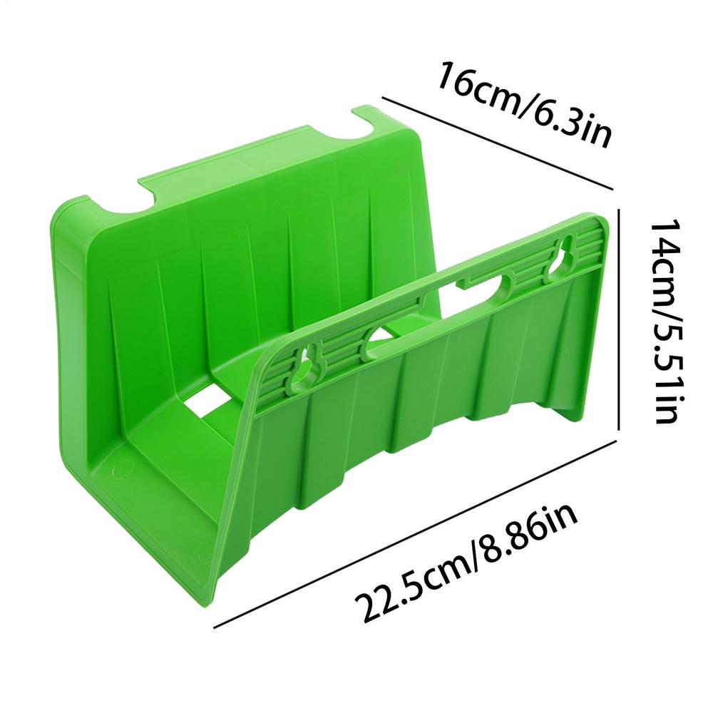 

Wall Mounted Garden Water Pipe Bracket Plastic Outdoor Water Hose Holder Heavy Duty Wall Mount Bracket Outside Hose Holders зелёный