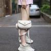 Brand Crossbody Bags  Luxury Designer Handbag For Women 2 Pc/Set Embroidery Thread Chain Shoulder Messenger Bag