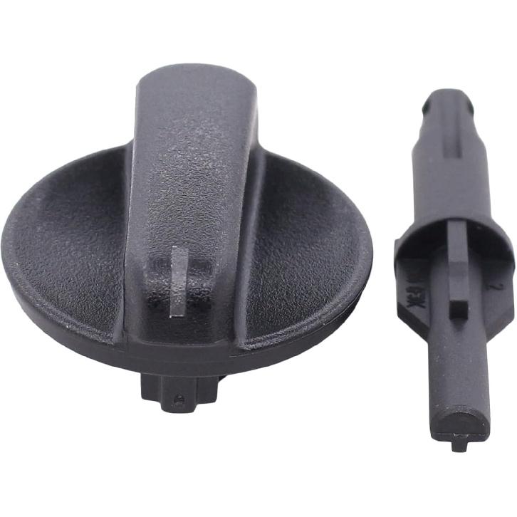 ApplianPar Climate Heater Control Knob and Shaft Stem for Mitsubishi Lancer Outlander 2002-2007