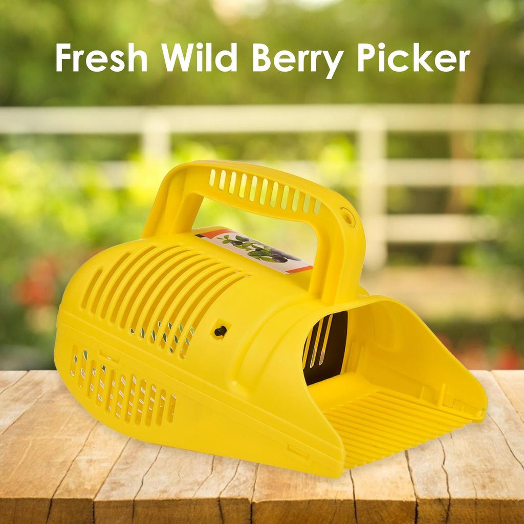 Blueberry Picker Ergonomic Soft touch Handle Lightweight Handle Easy to Use Berry Picker Rakes with Comb Teeth Garden Tool