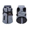 Pet Dog Wind Breaker with Dual D Leash Vest Dog Jacket Warm Dog Hoodie Warm Dog Clothes