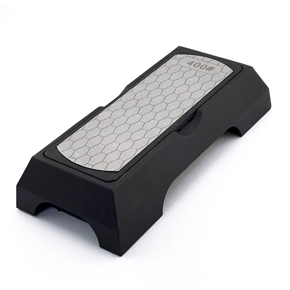 

Двусторонний базовый алмазный точильный камень для заточки, брусок, нож, кухня, зернистость, шеф-нож, шлифовка, точилка зернистостью 400/1000 400 and 1000 чёрный